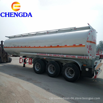 High Quality Triaxles 2 3 Compartments 40cbm 45000L Fuel Oil Tanker Semi Trailer